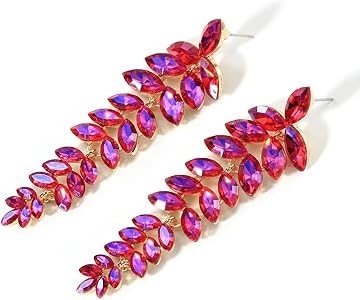 Chamie long pink gemstone