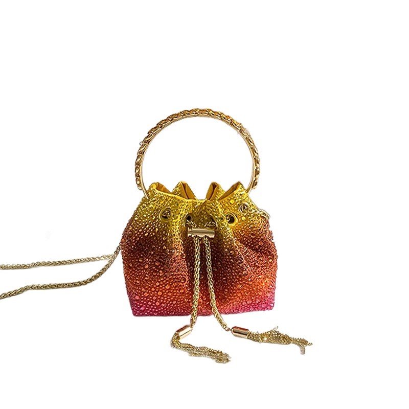 Crystal Bucket Bag