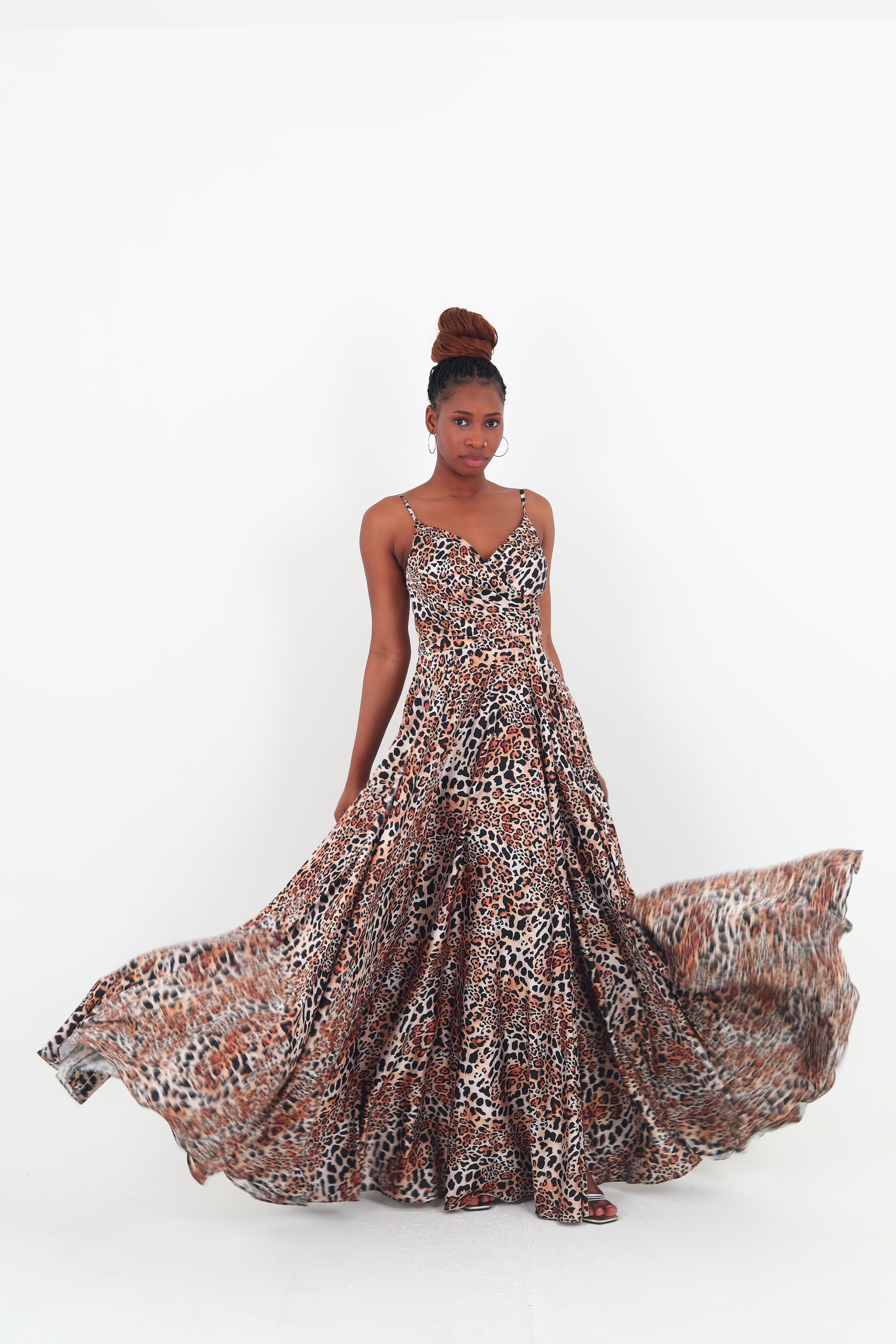 Formal Leopard Stylish Dress