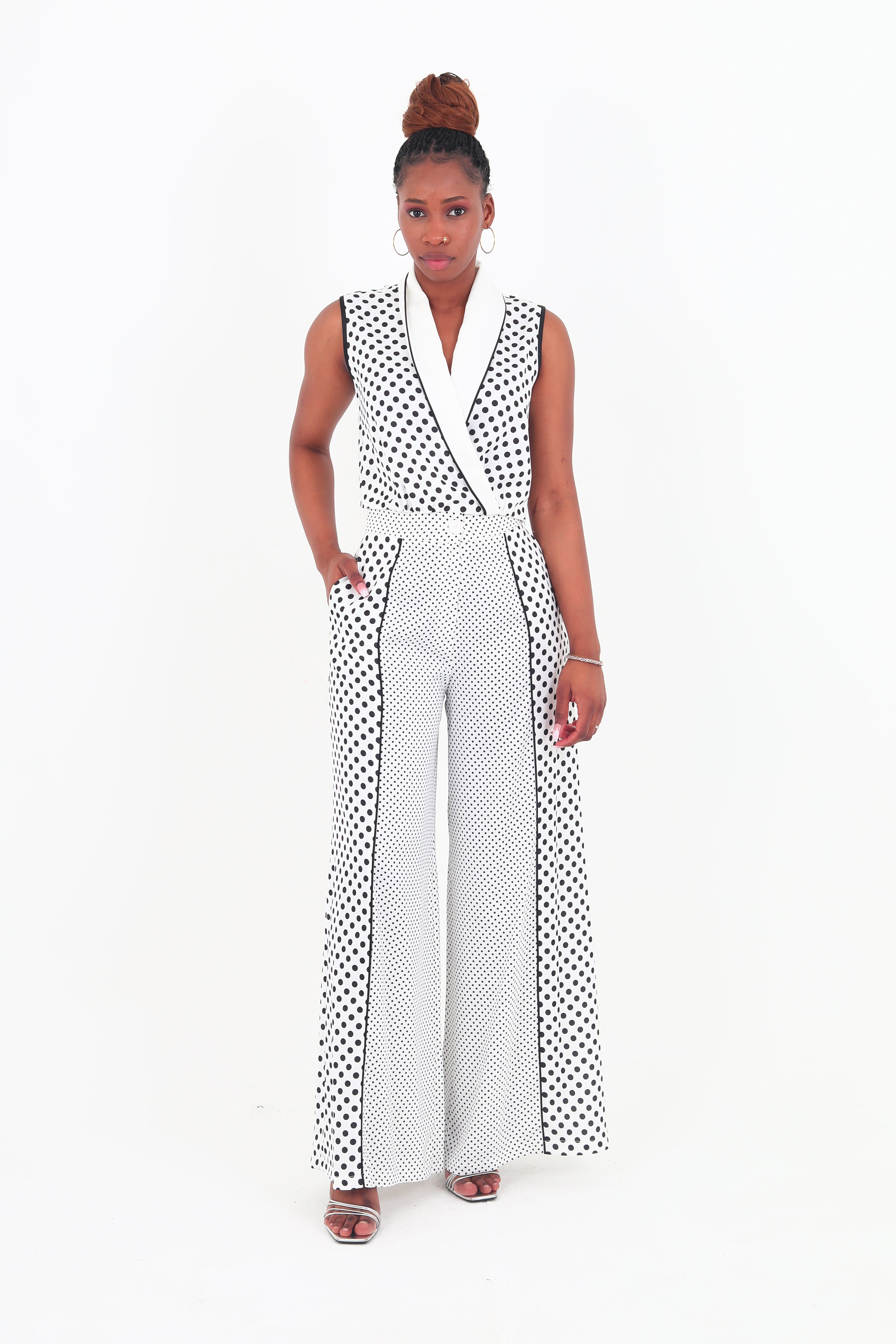 Chamie Classic Two Pieces Black/ White