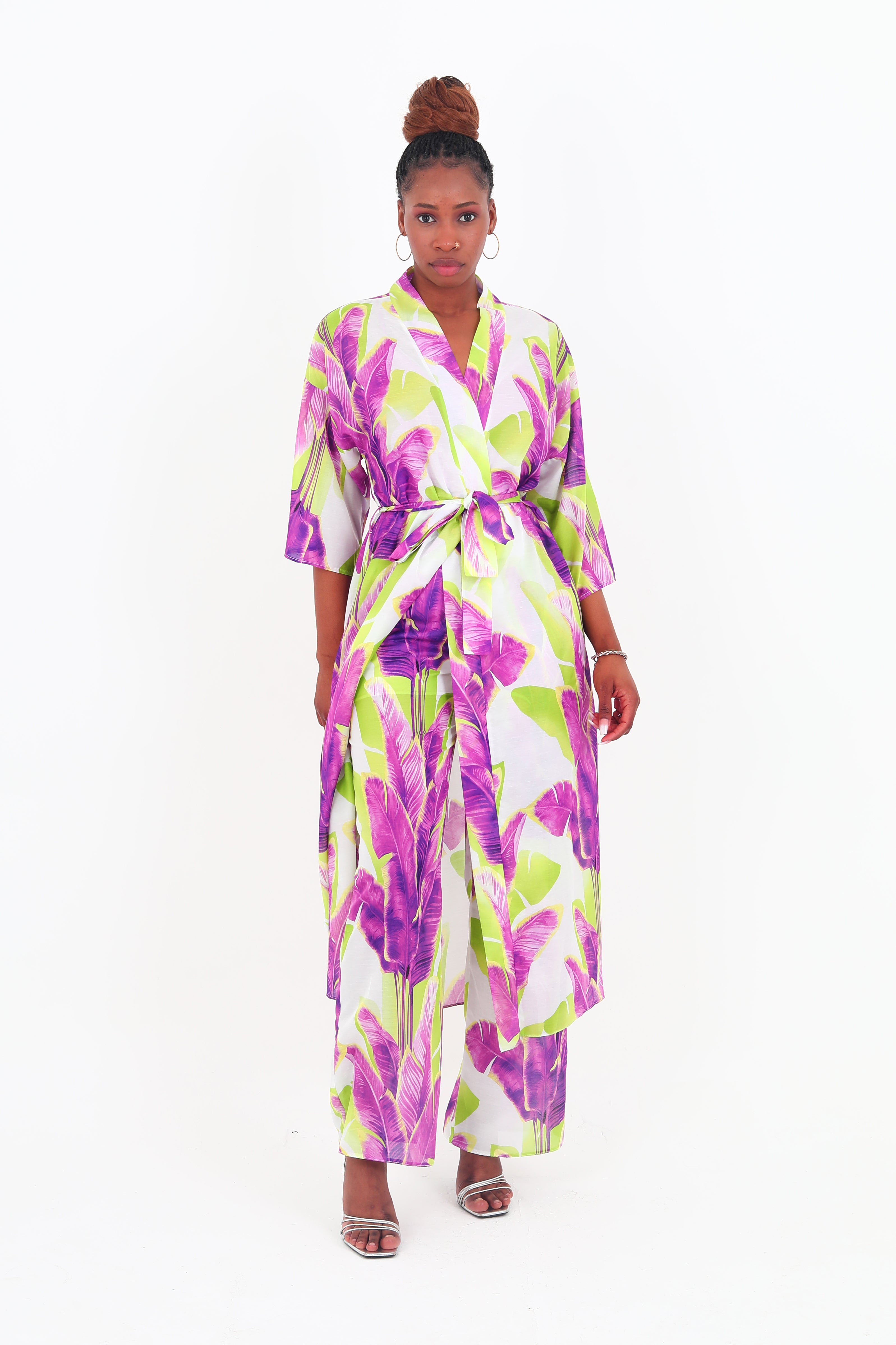 Floral Print Pant Set