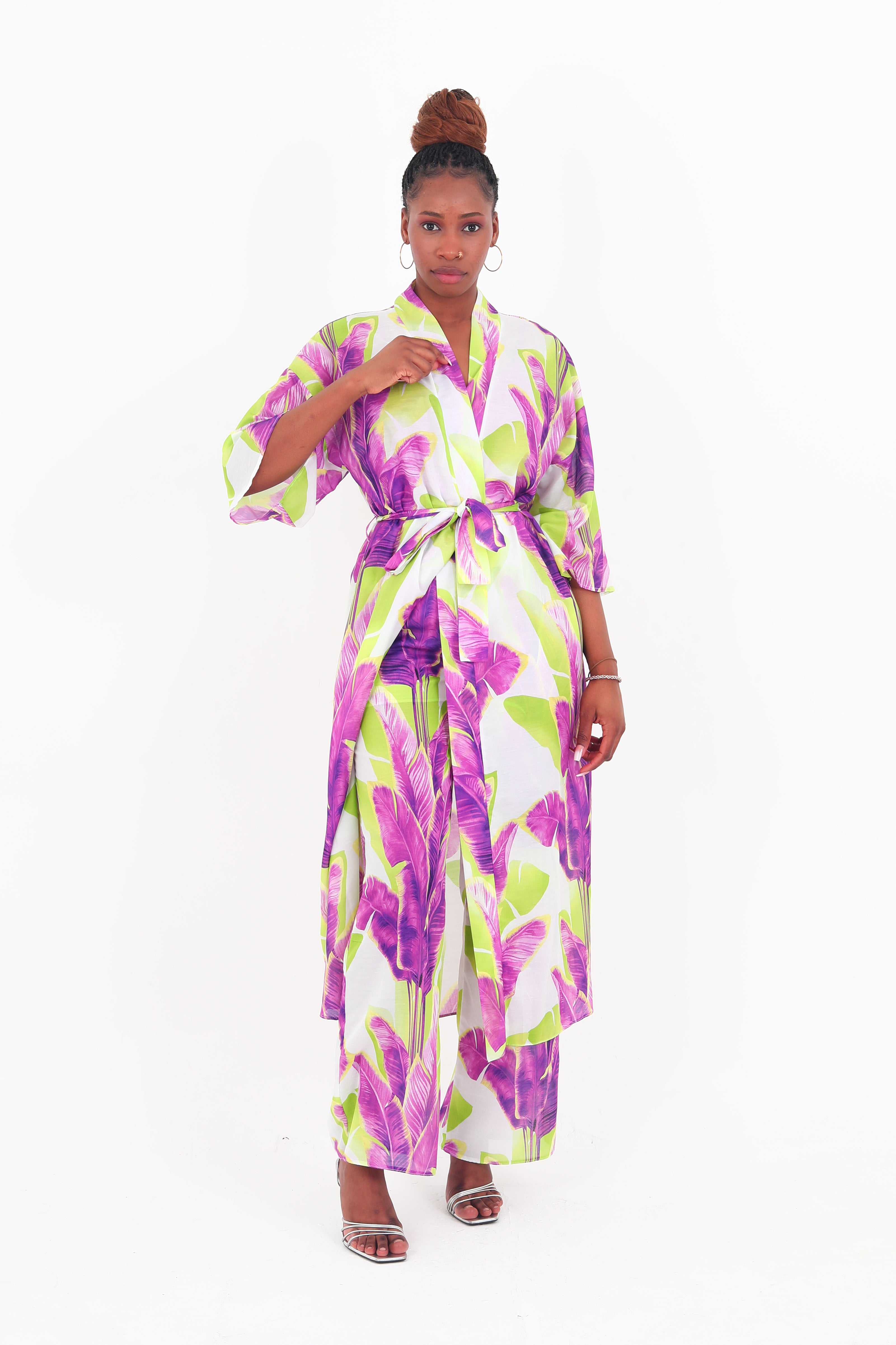 Floral Print Pant Set