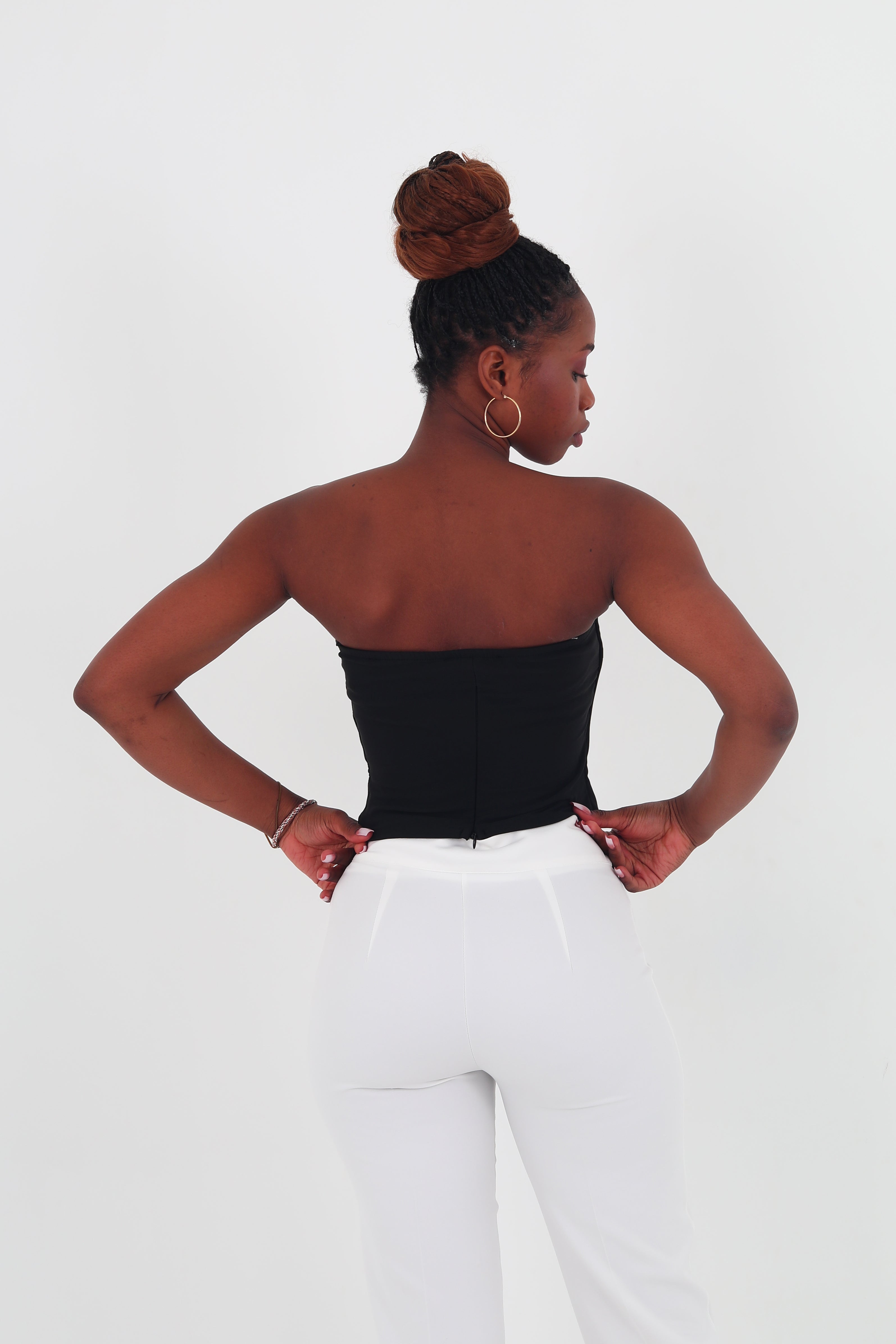 Rena Sleeveless Black summers Top