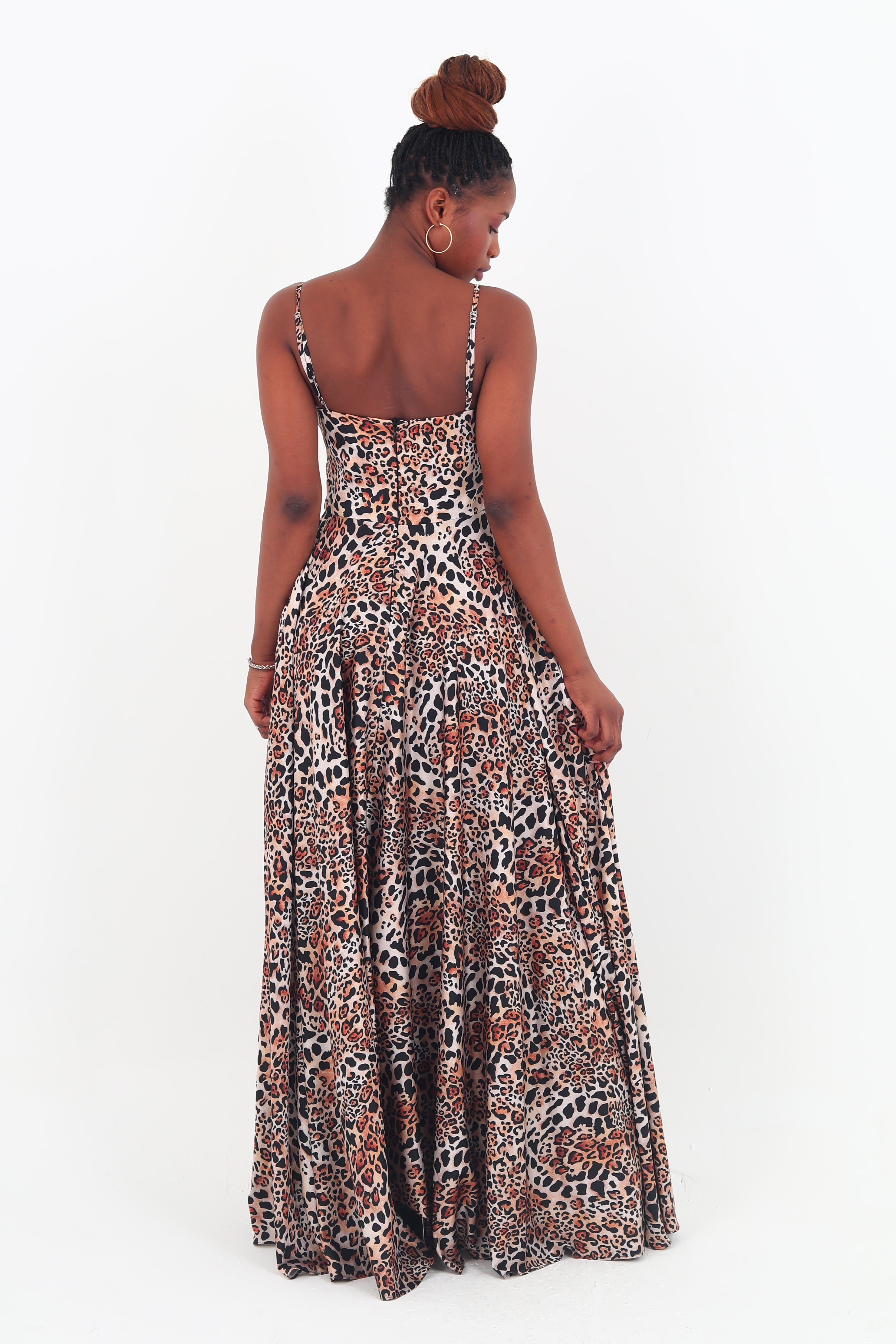 Formal Leopard Fashion Dress