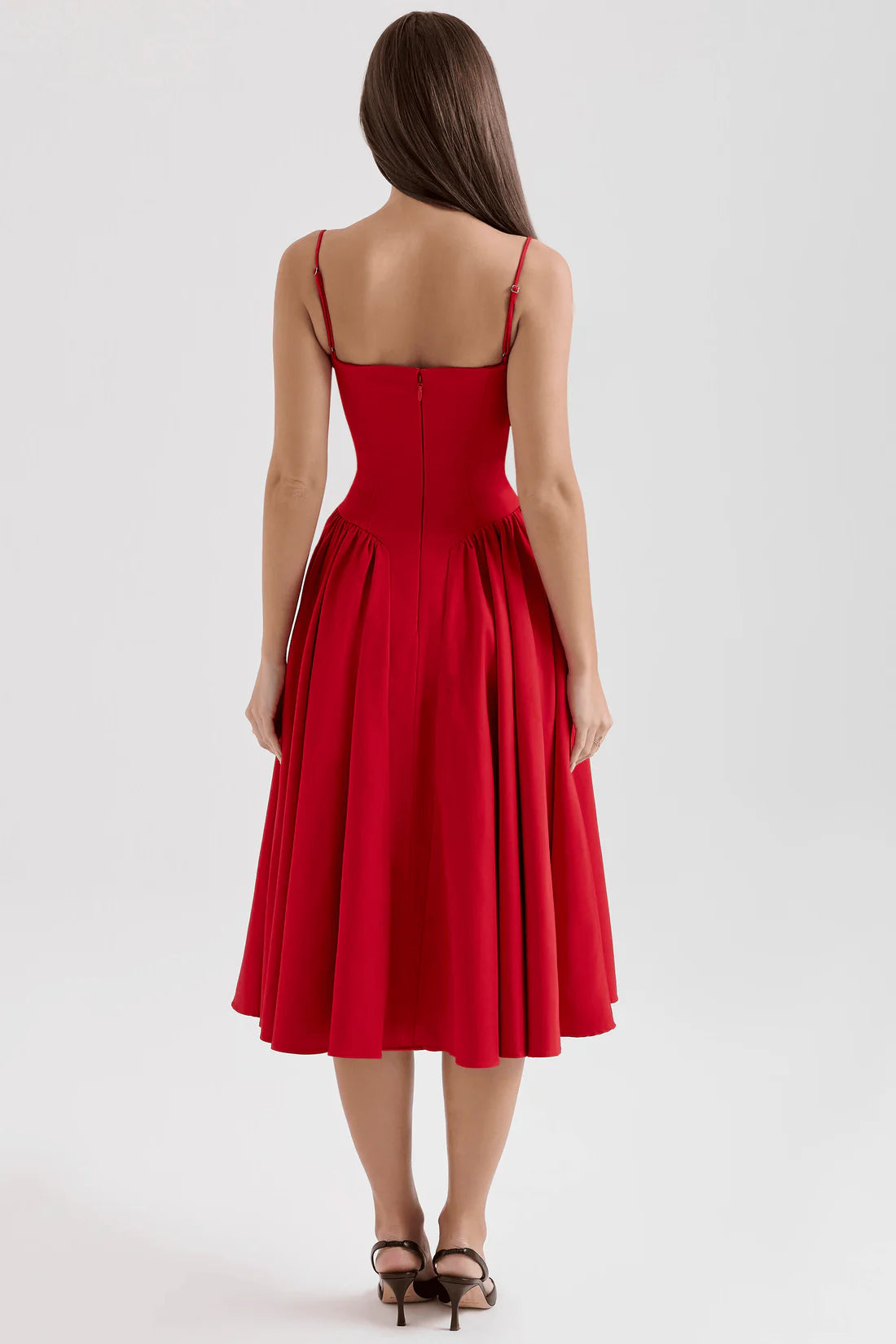 Fit & Flare Midi Cocktail Dress