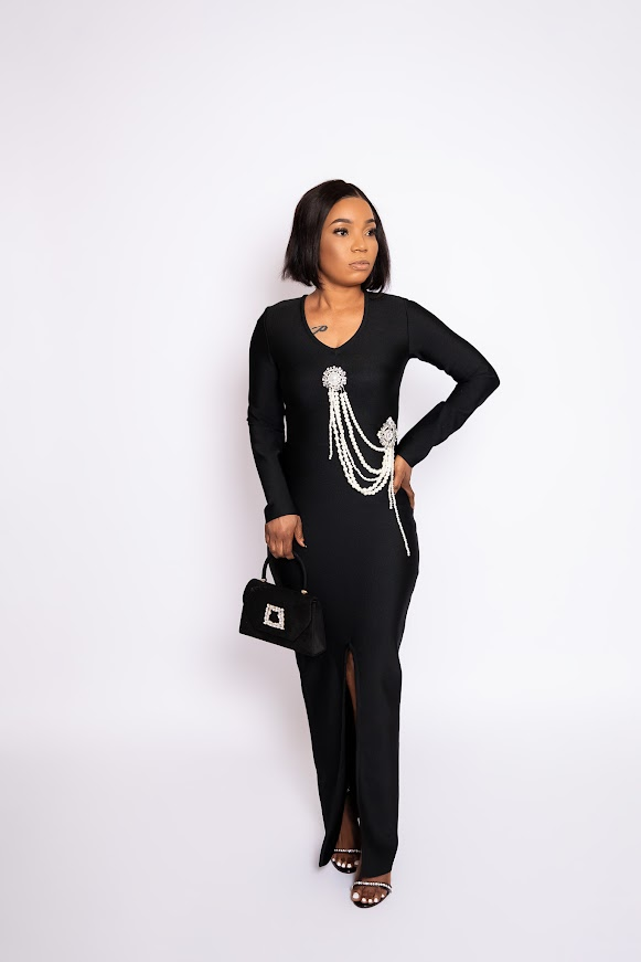 black formal dress for women